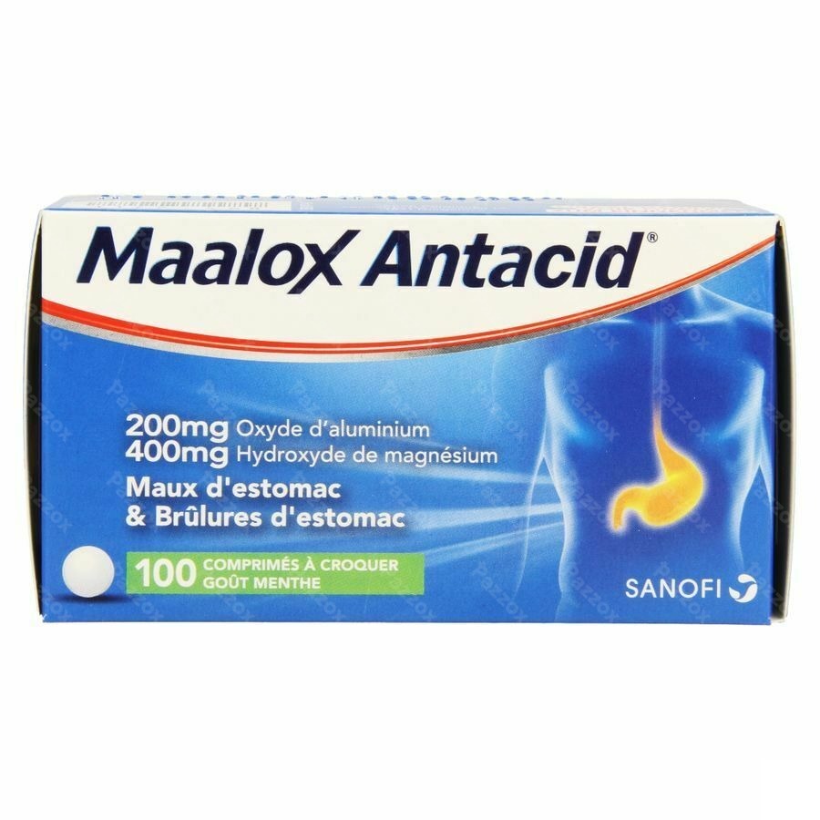 Maalox Antacid 200/400 Comp 100