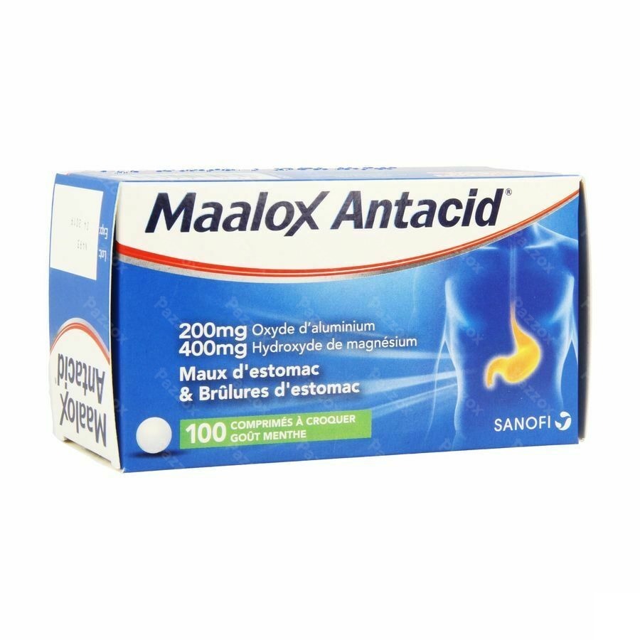 Maalox Antacid 200/400 Comp 100