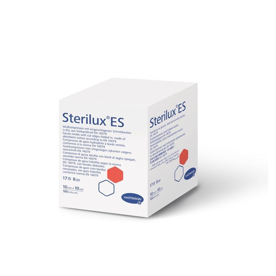 Sterilux Es 5x5cm 8pl.nst. 100 P/s