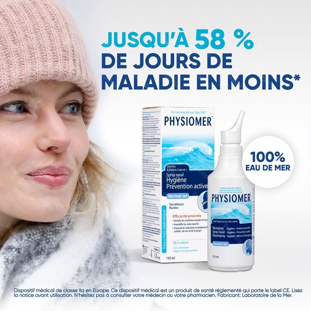 Physiomer Normal Jet 210ml - Pazzox, pharmacie en ligne pas de soucis