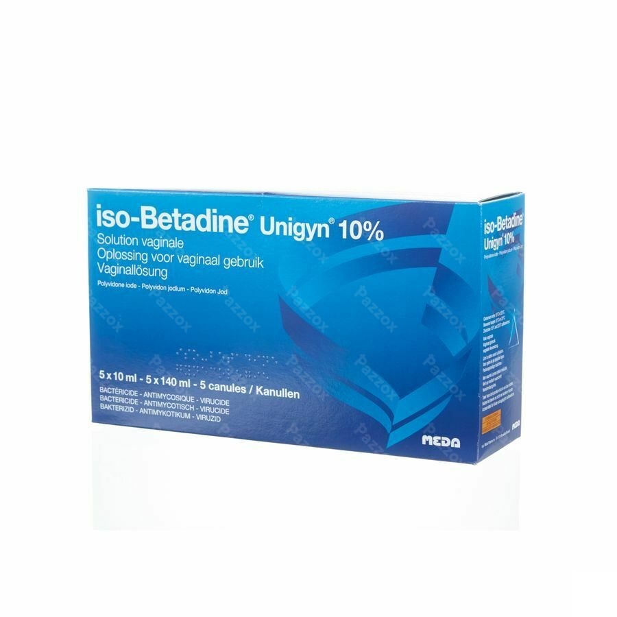 Iso-Betadine Unigyn 5 Unidoses + 5 Canulles