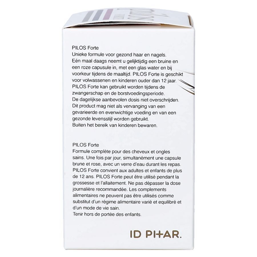 Pilos Forte Voedingssupplement Haar en Nagels 2x30 Capsules