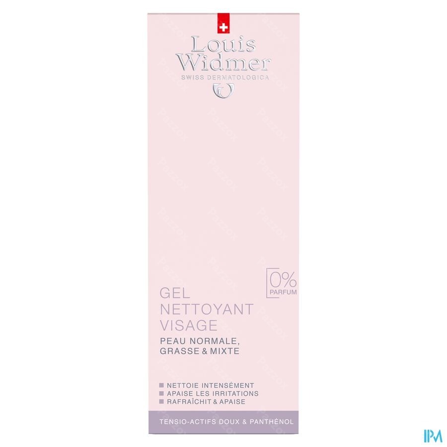 Louis Widmer Wash Gel Gezicht Zonder Parfum 125ml