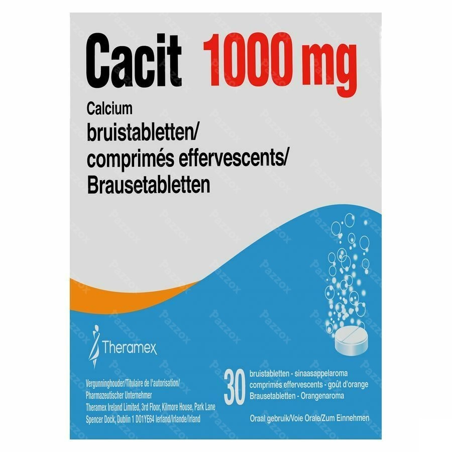 Cacit 1000 Tabl Efferv. Tube 30x1000mg