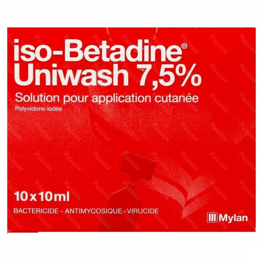 Iso-Betadine Uniwash 7,5% 10x10ml