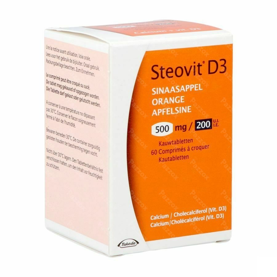 Steovit D3 500mg/200ie Comp 60