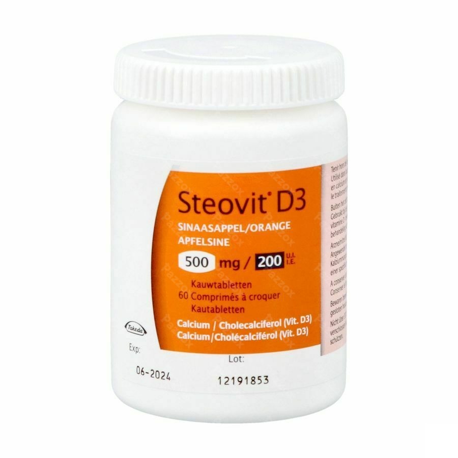 Steovit D3 500mg/200ie Comp 60