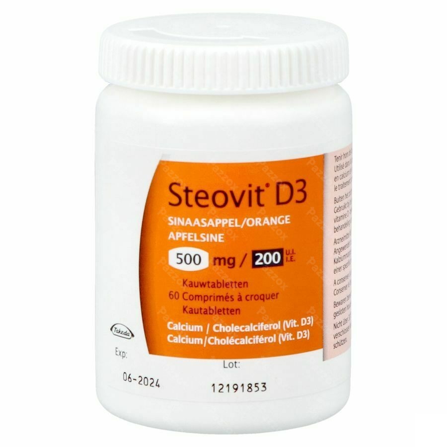 Steovit D3 500mg/200ie Comp 60