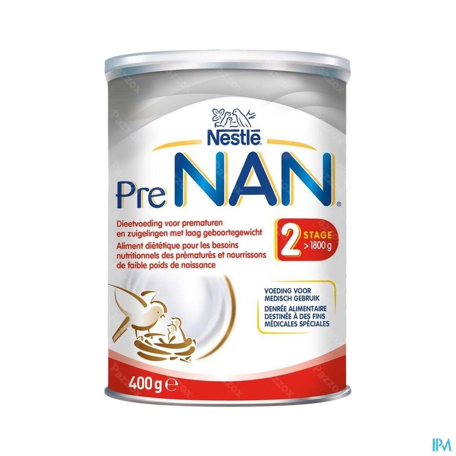 PreNan Stage 2 Zuigelingenmelk Baby Laag Geboortegewicht 400g