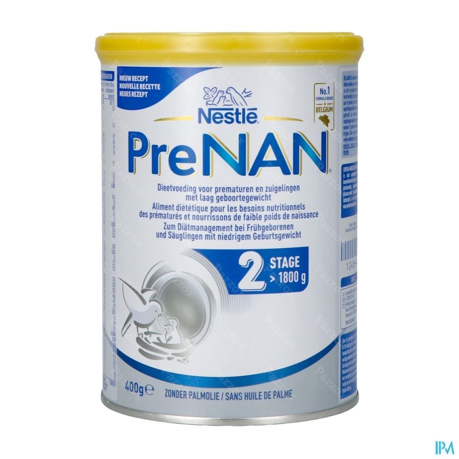 PreNan Stage 2 Zuigelingenmelk Baby Laag Geboortegewicht 400g