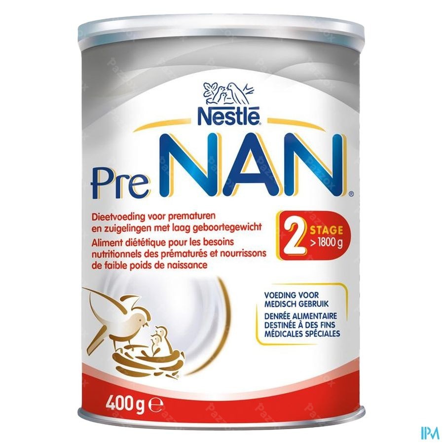 PreNan Stage 2 Zuigelingenmelk Baby Laag Geboortegewicht 400g