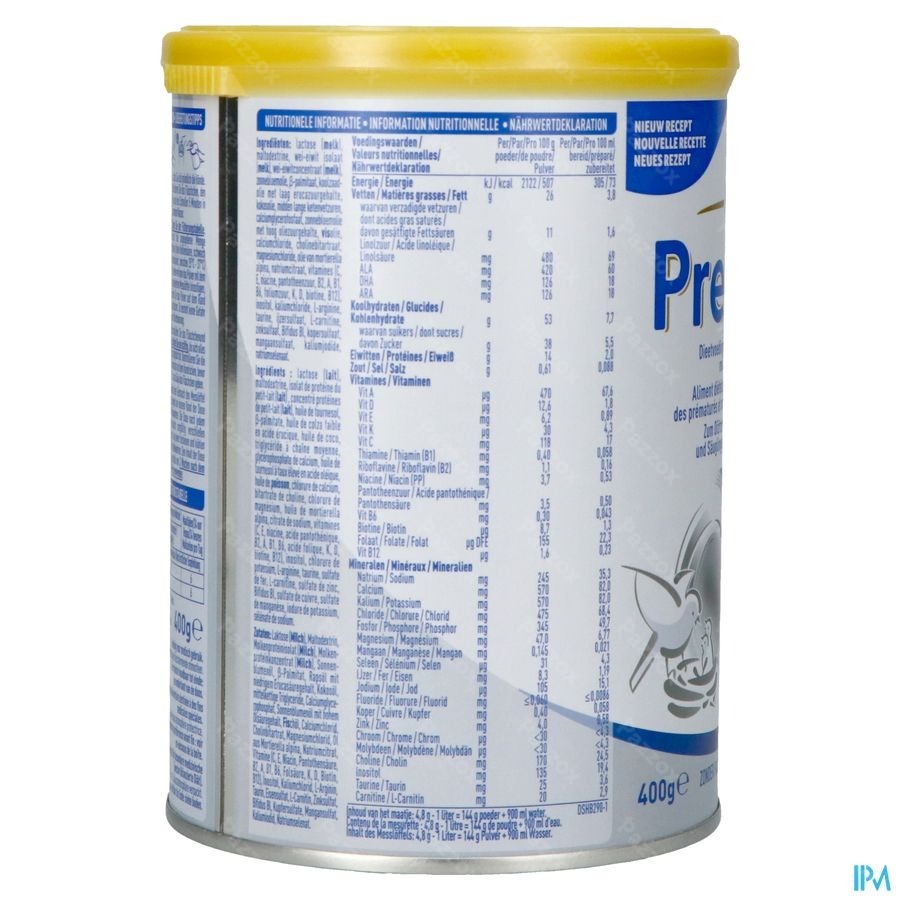 PreNan Stage 2 Zuigelingenmelk Baby Laag Geboortegewicht 400g