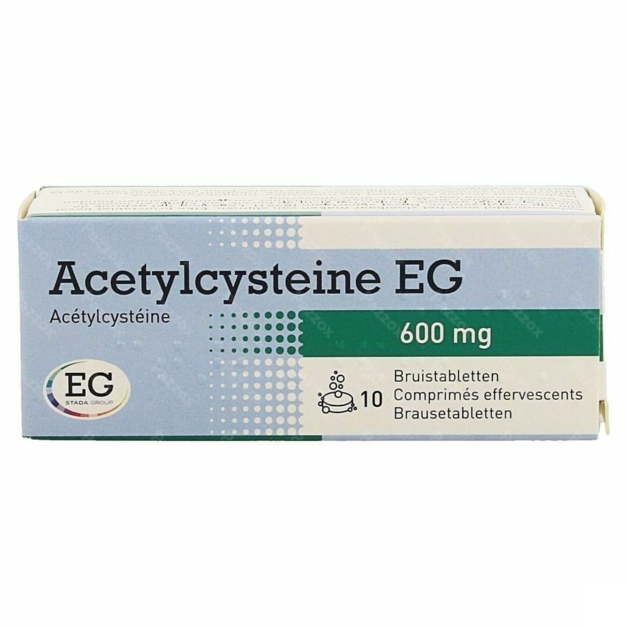 Acetylcysteine EG 600Mg Comp Eff 10X600Mg