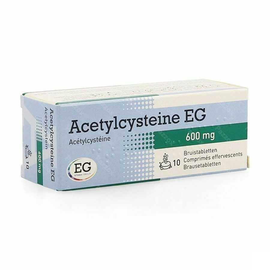 Acetylcysteine EG 600Mg Comp Eff 10X600Mg