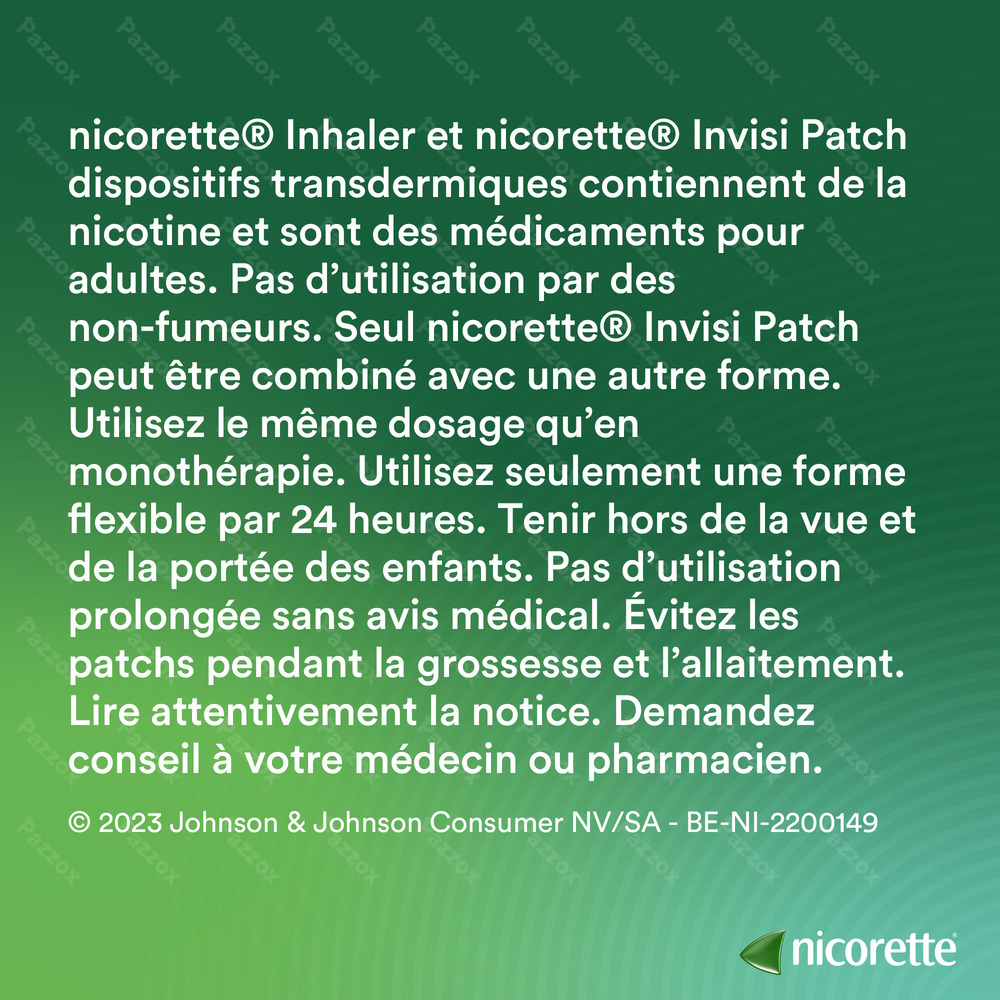 Nicorette Inhaler 10mg 42 Cartouches + Embout