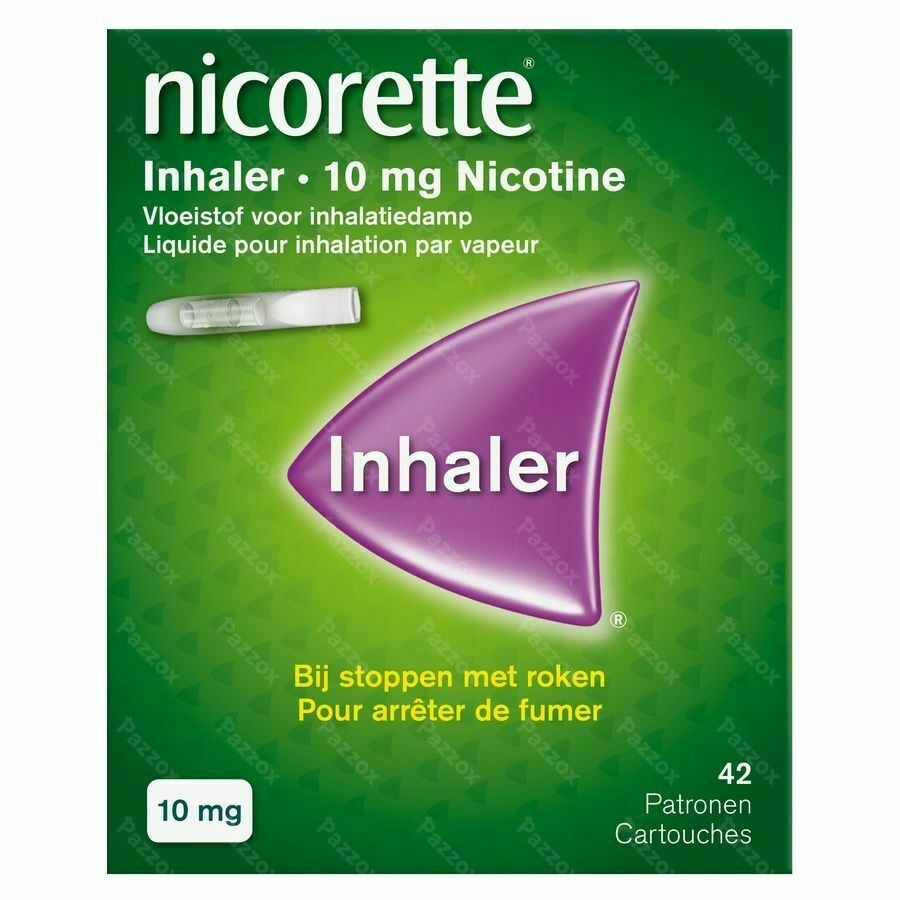 Nicorette Inhaler 10mg 42 Cartouches + Embout