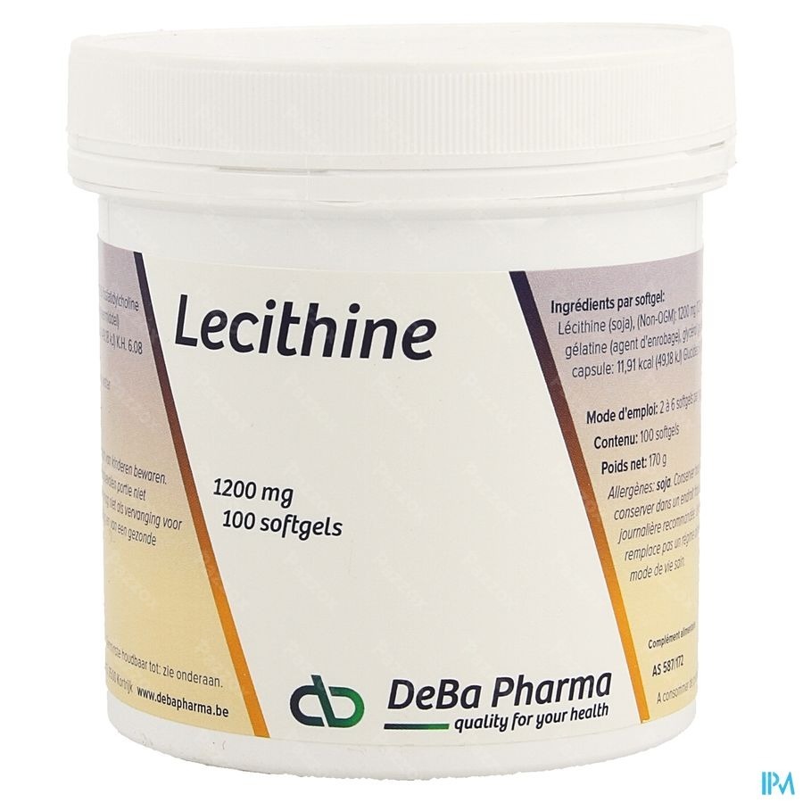 Deba Lecithine 100 Capsules