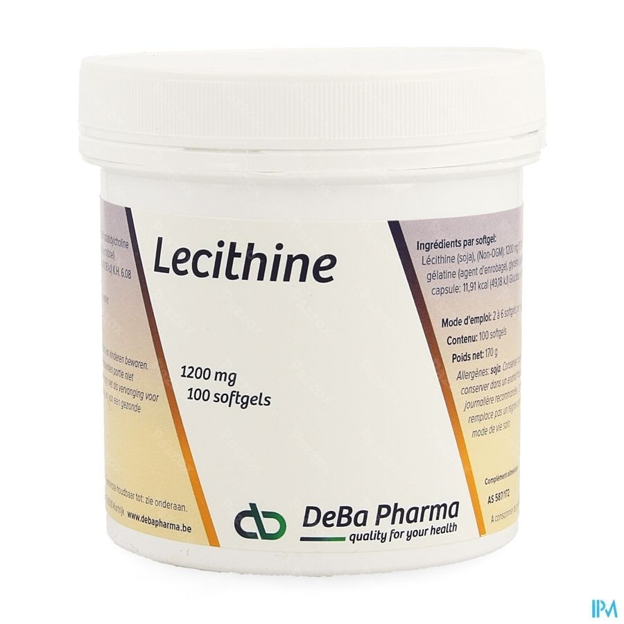 Deba Lecithine 100 Capsules