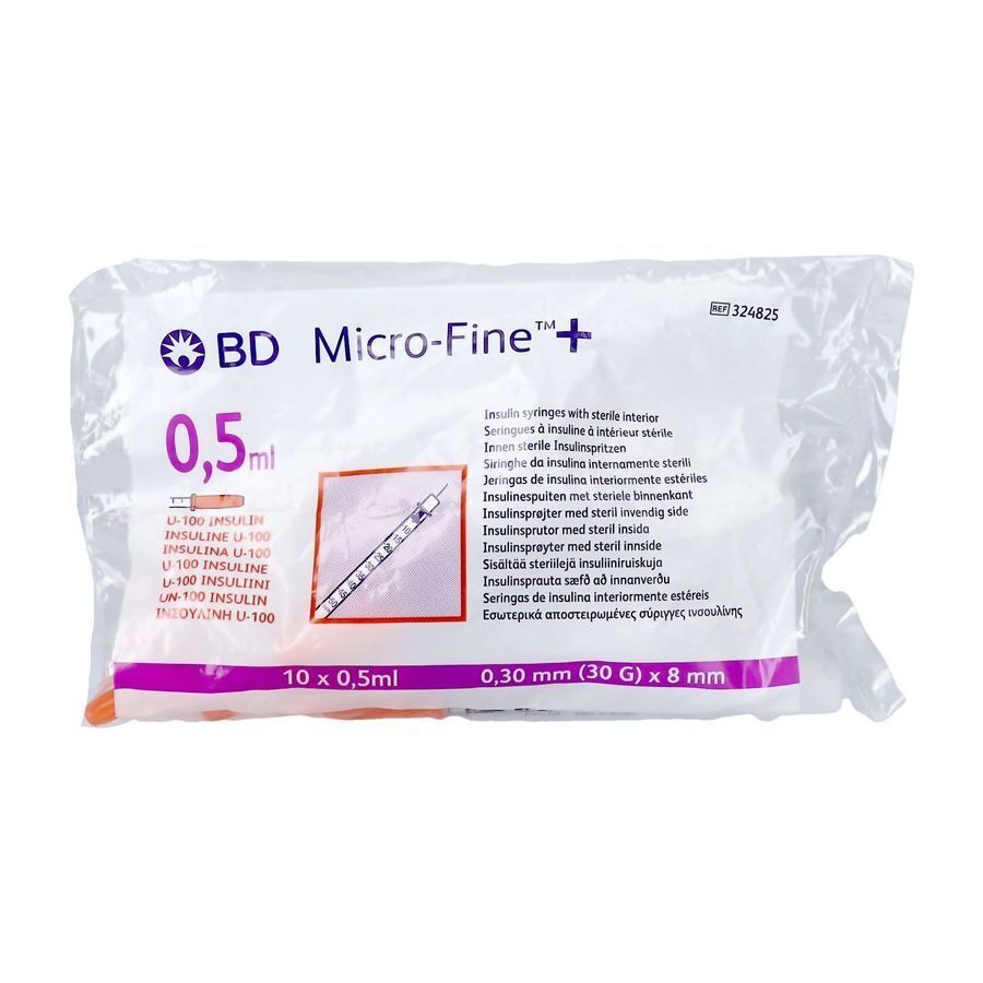 Microfine Ins.spuit 0,5ml 30g 8mm 10 324825