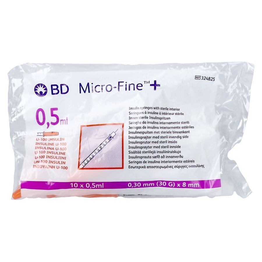 Microfine Ins.spuit 0,5ml 30g 8mm 10 324825