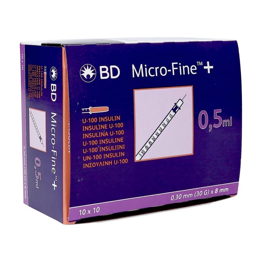 Microfine Ser.ins. 0,5ml 30g 8mm 100 324825