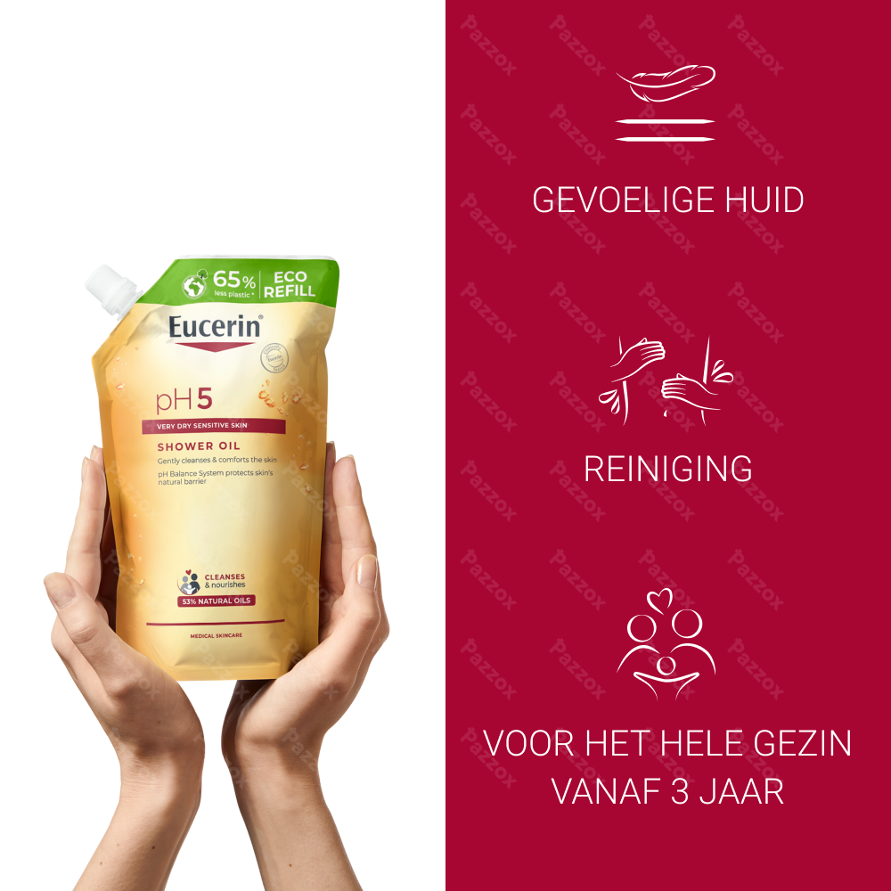 Eucerin pH5 Douche Olie Droge en Gevoelige Huid navulling 400ml