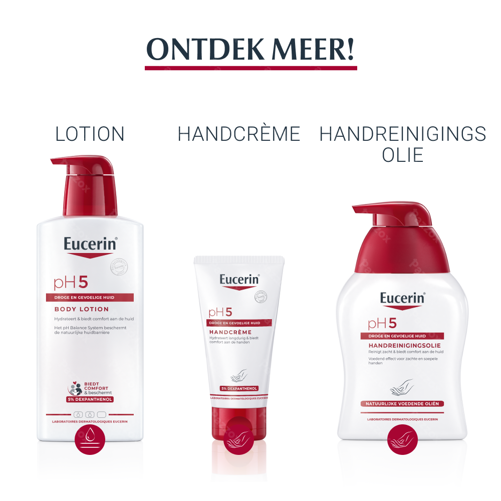 Eucerin pH5 Douche Olie Droge en Gevoelige Huid navulling 400ml