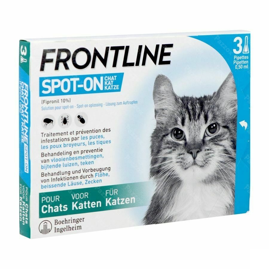 Frontline Spot On Chat Pipet 3x0,50ml