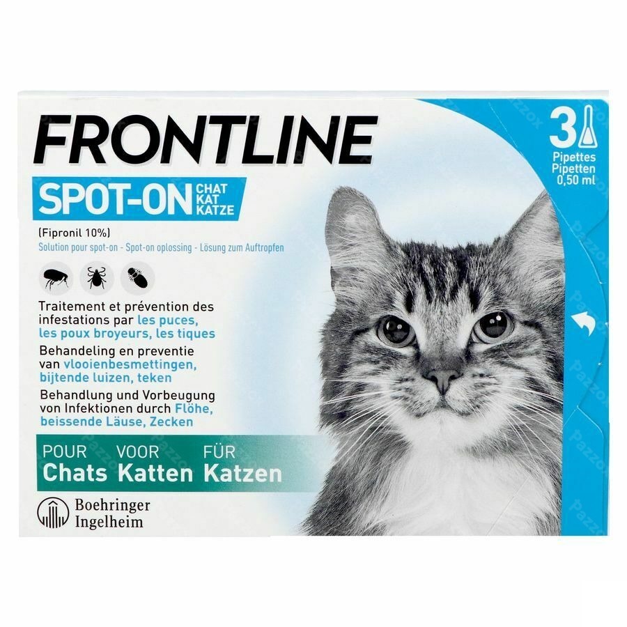 Frontline Spot On Chat Pipet 3x0,50ml