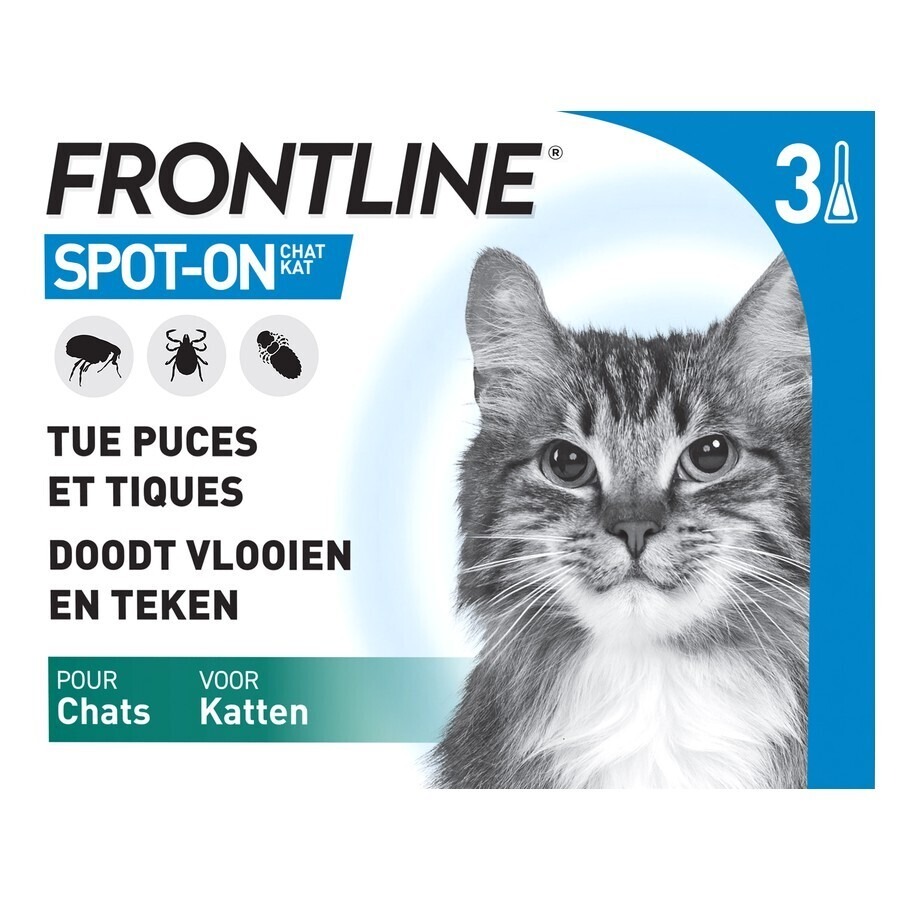 Frontline Spot On Kat Pipet 3x0,50ml