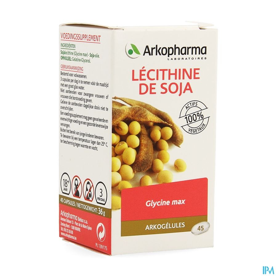 Arkogelules Lecithin Soja Vegetal 45