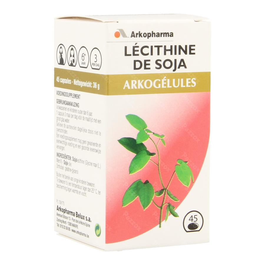 Arkopharma ARKOGELULES LECITHINE DE SOJA 45 gélules