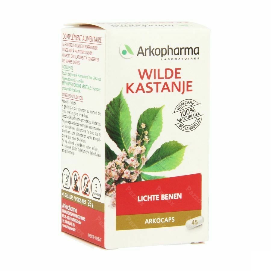 Arkocaps Wilde Kastanje Plantaardig 45