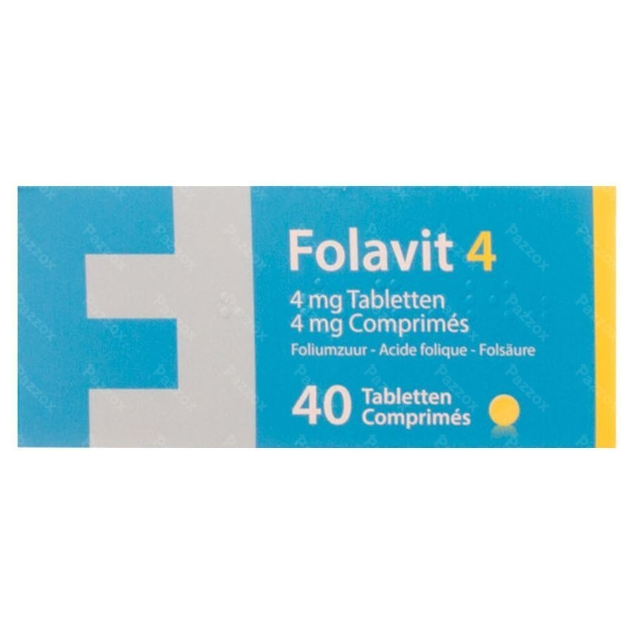 Folavit 4 4mg Comp 40 X 4mg