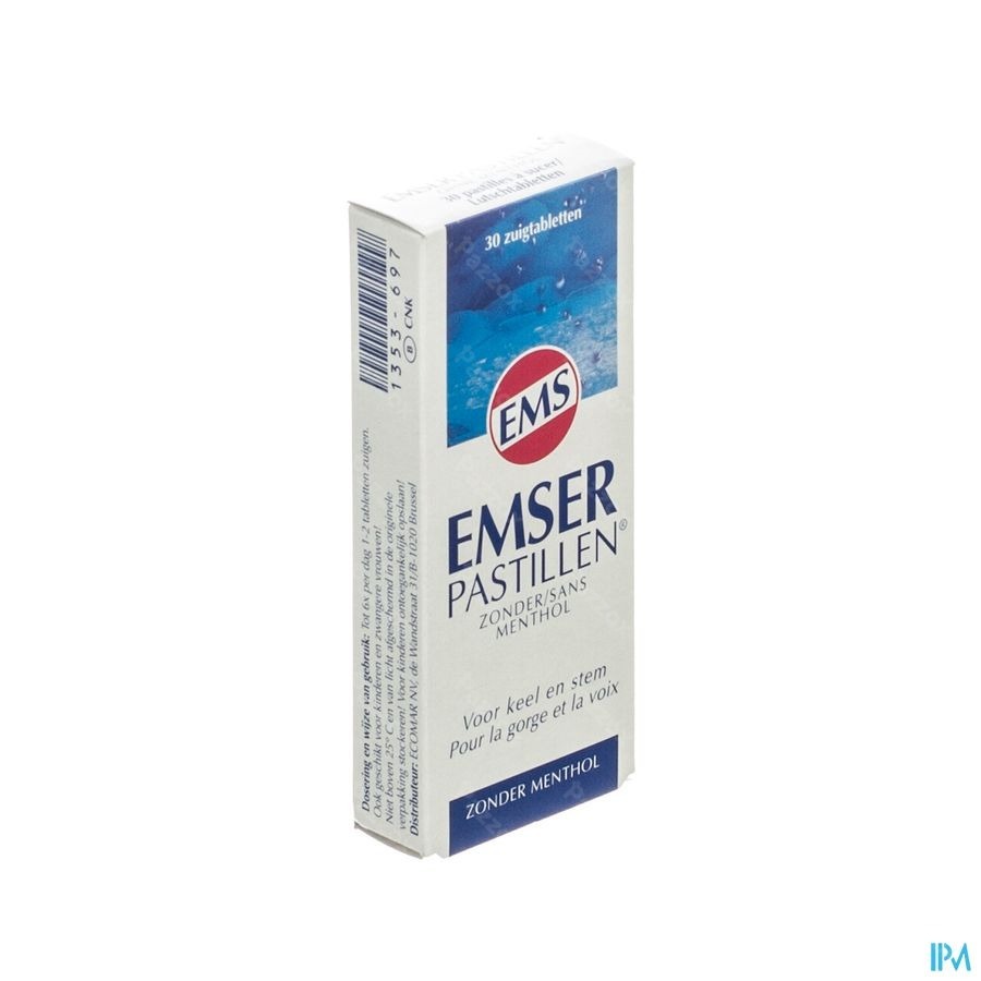 Emser Pastille Zonder Menthol 30