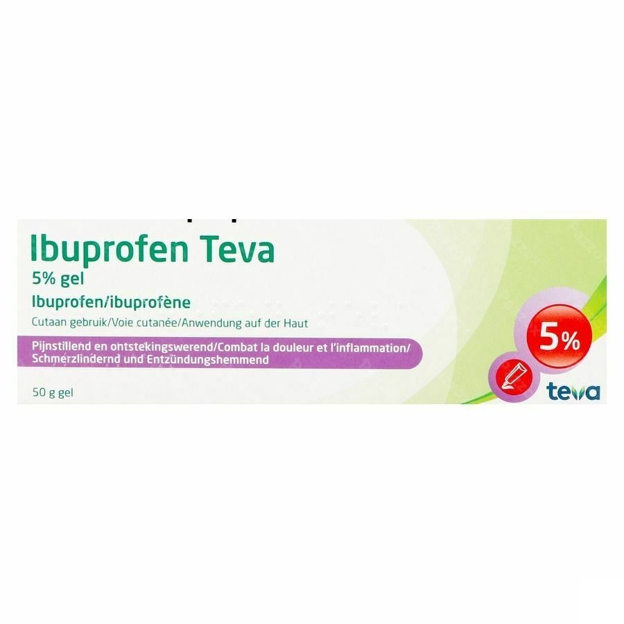 Ibuprofen Teva Gel Tube 50g