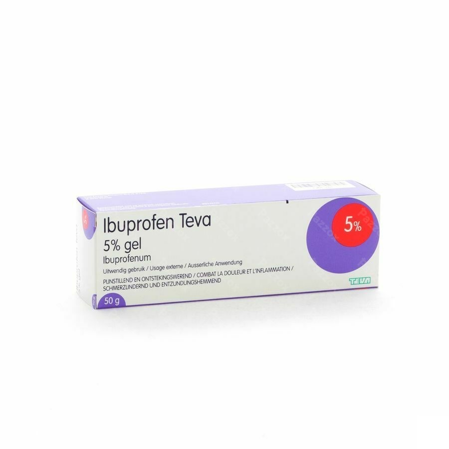 Ibuprofen Teva Gel Tube 50g