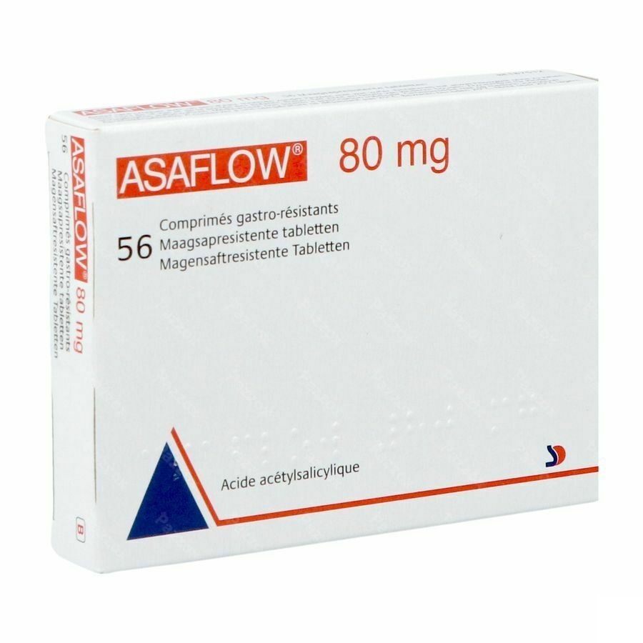 Asaflow 80mg 56 Comprimés