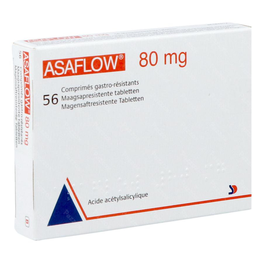 Asaflow 80mg 56 Comprimés