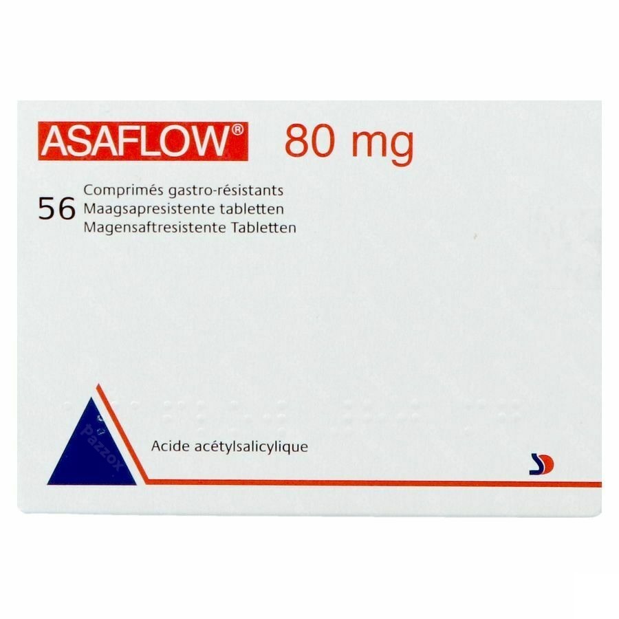 Asaflow 80mg 56 Comprimés