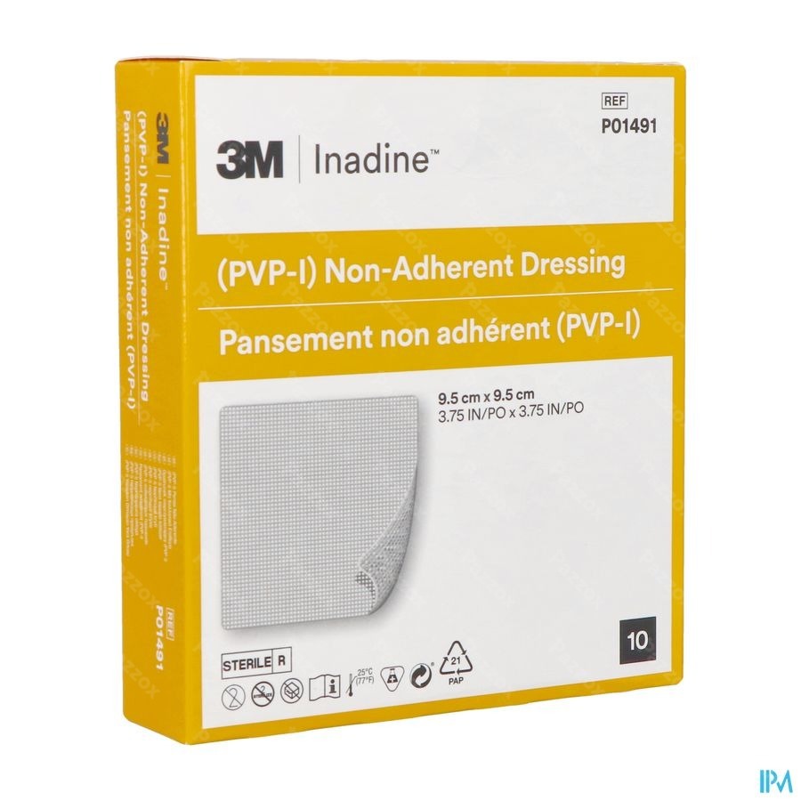 Inadine Cp Impreg. 9,5x 9,5cm 10 P01491