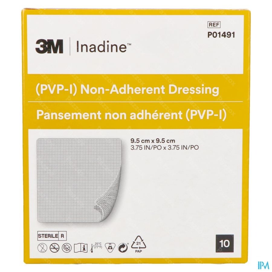 Inadine Cp Impreg. 9,5x 9,5cm 10 P01491