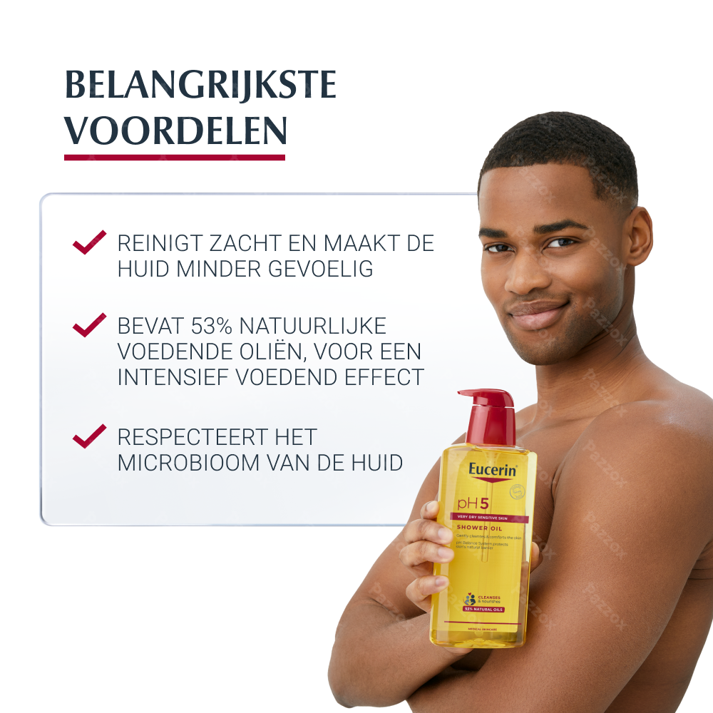 Eucerin pH5 Douche Olie Zeer Droge en Gevoelige Huid Pompfles 400ml
