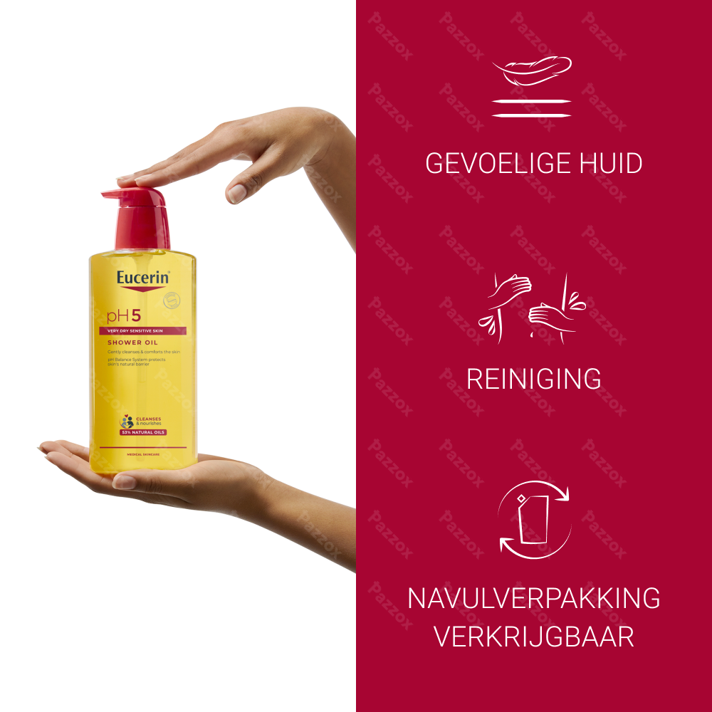Eucerin pH5 Douche Olie Zeer Droge en Gevoelige Huid Pompfles 400ml