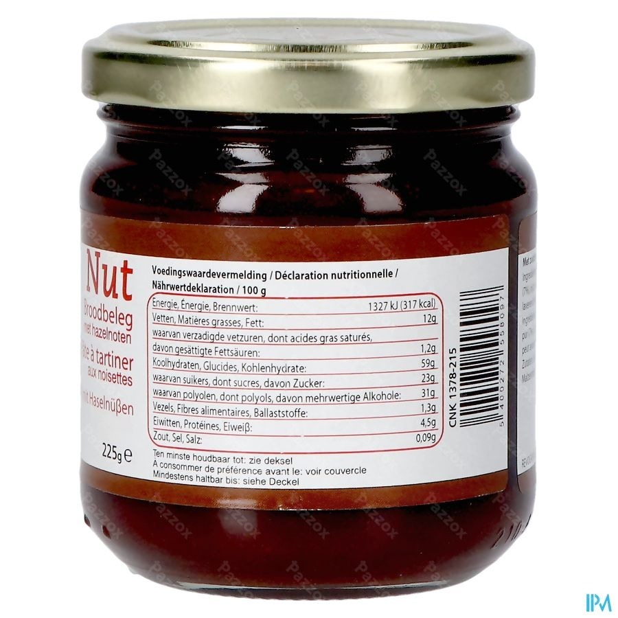 Prodia Nut+maltitol 225g 5809 Revogan