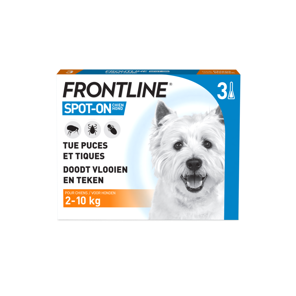 Frontline Spot On Hond 2-10kg Pipet 3x0,67ml