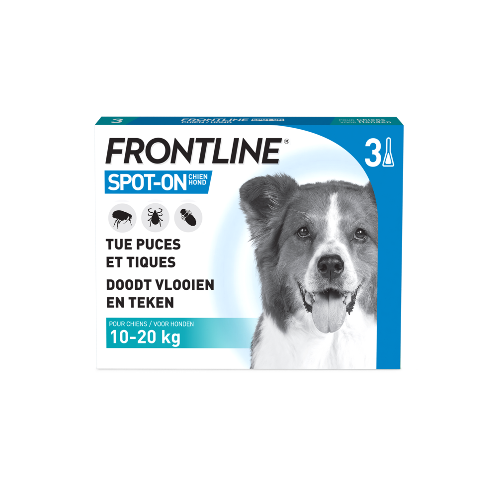 Frontline Spot On Hond 10-20kg Pipet 3x1,34ml