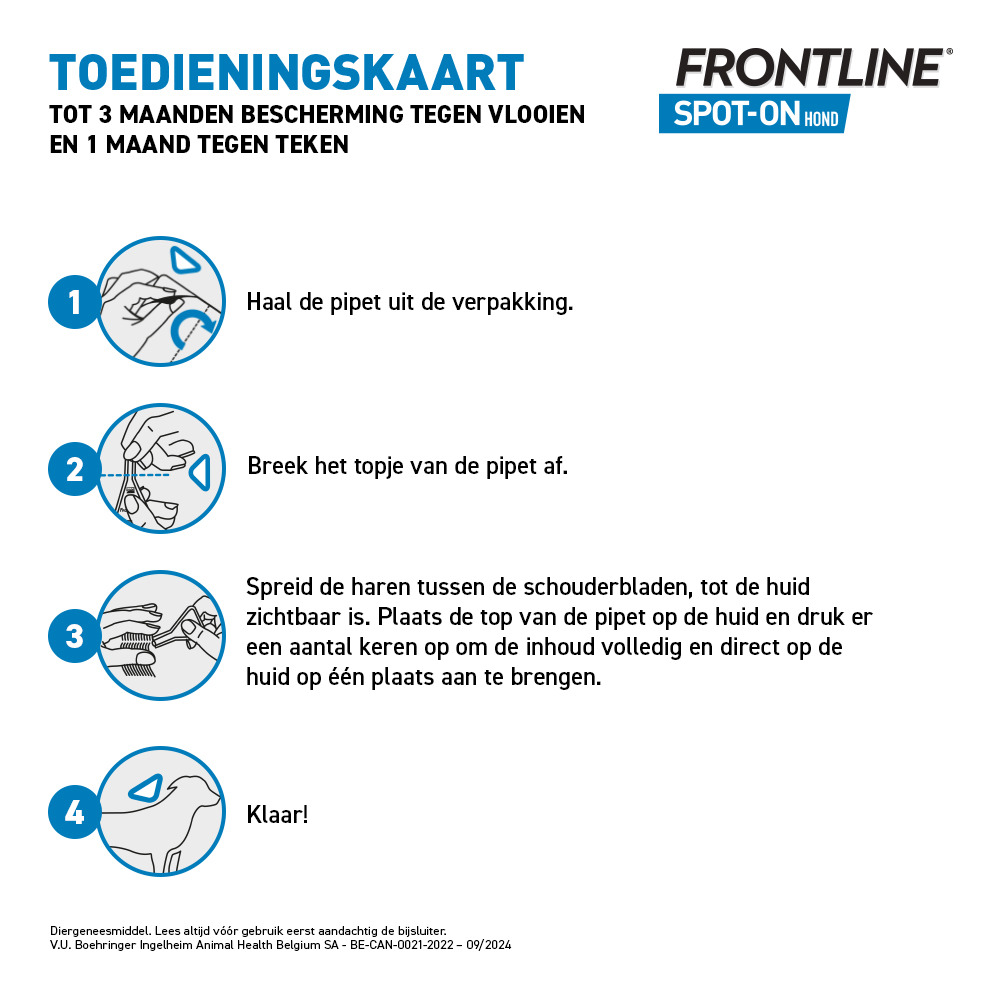 Frontline Spot On Hond 20-40kg Pipet 3x2,68ml