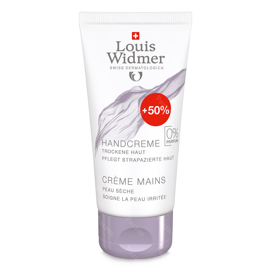 Louis Widmer Creme Main Sans Parfum 50ml + 25ml gratuit