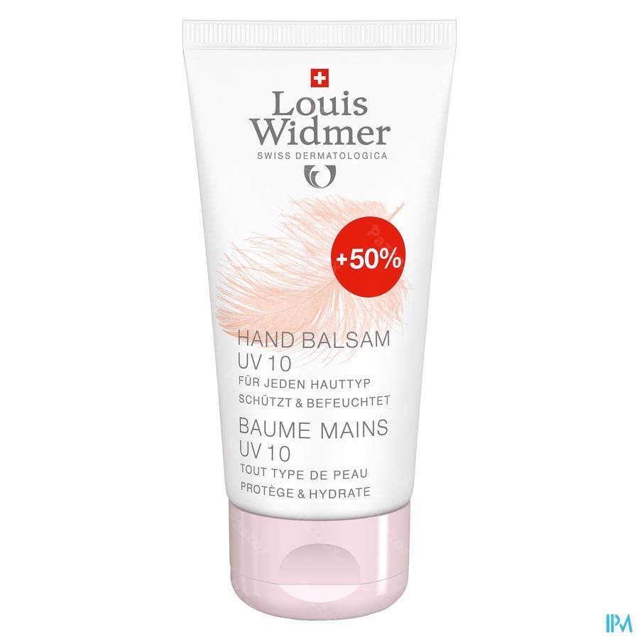 Louis Widmer Hand Balsem UV10 Geparfumeerd 50ml + 25ml Gratis